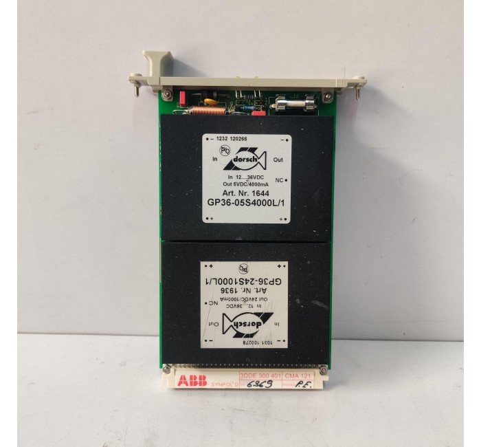 ABB CMA121 DC Power Supply Module 3DDE 300 401 Kontek Marine