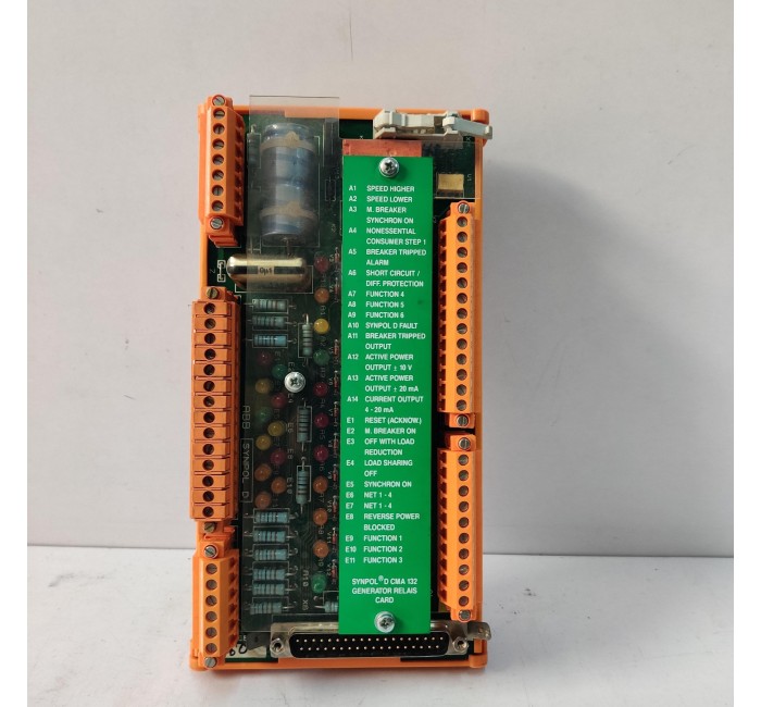 ABB SYNPOL D CMA132 Terminal Board 3DDE 300 412 Kontek Marine