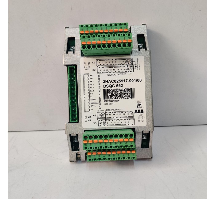 ABB DSQC 652 Digital Input Output Module 3HAC025917-001/00 Kontek Marine
