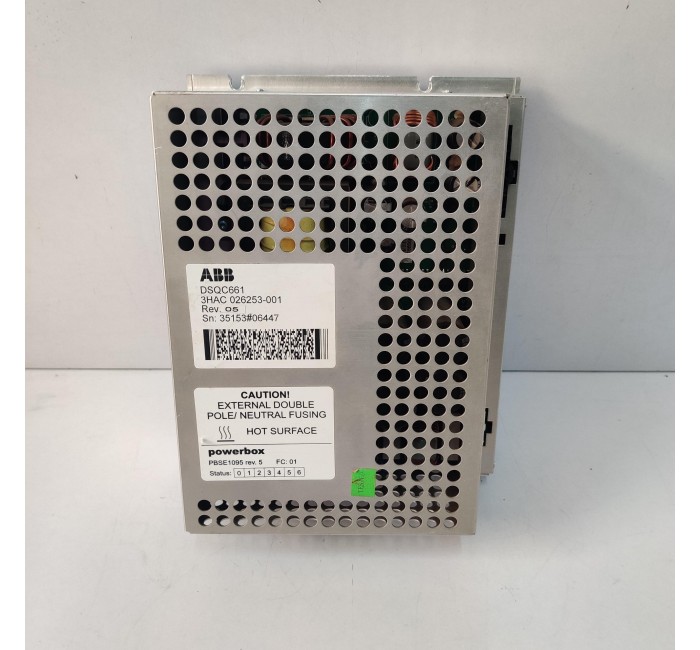 ABB DSQC661 Power Supply 3HAC0026253-001 Kontek Marine