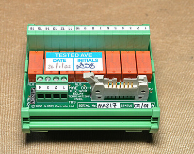 Alstom mae-00-06 Relay Termination Panel (New) kontek-marine