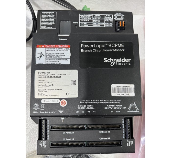 Schneider Electric PowerLogic BCPME236S Branch Circuit Power Monitor kontek-marine